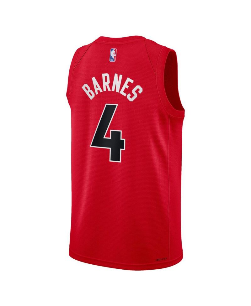 Big Boys Scottie Barnes Red Toronto Raptors 2021/22 Swingman Jersey - Icon Edition