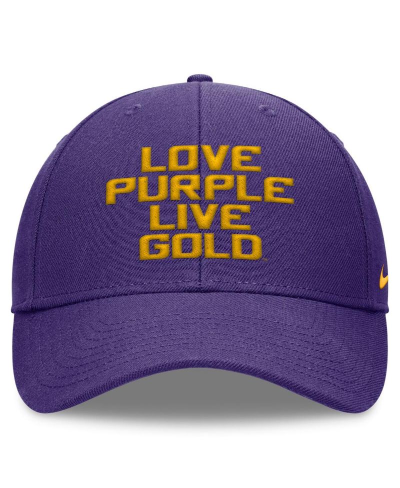 Men's Purple LSU Tigers Local Adjustable Hat