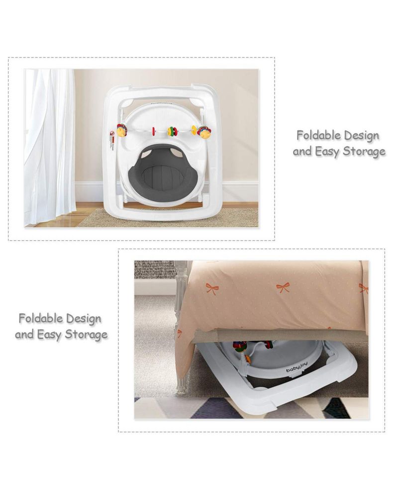 Baby Adjustable-Height Foldable Walker