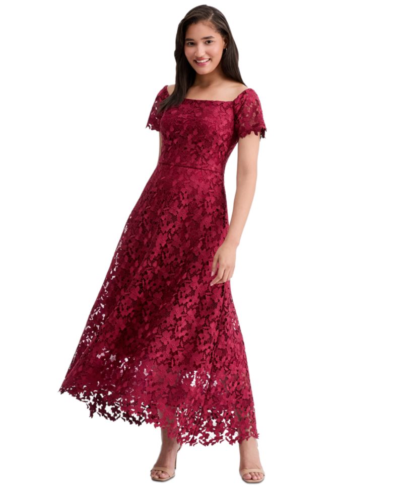 Women's Lace High-Low Ball Gown