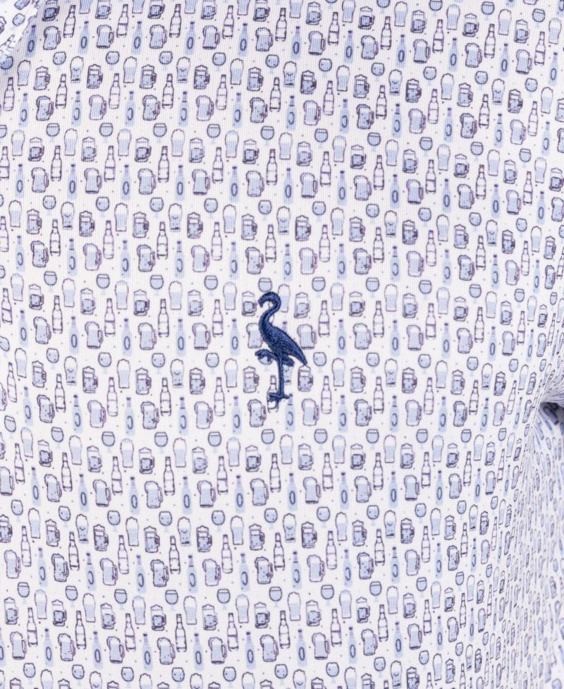 Men's Bottoms Up Printed Performance Polo