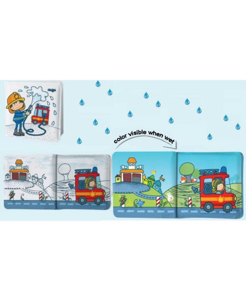 Fire Brigade Color-Changing Firefighting Bath Book