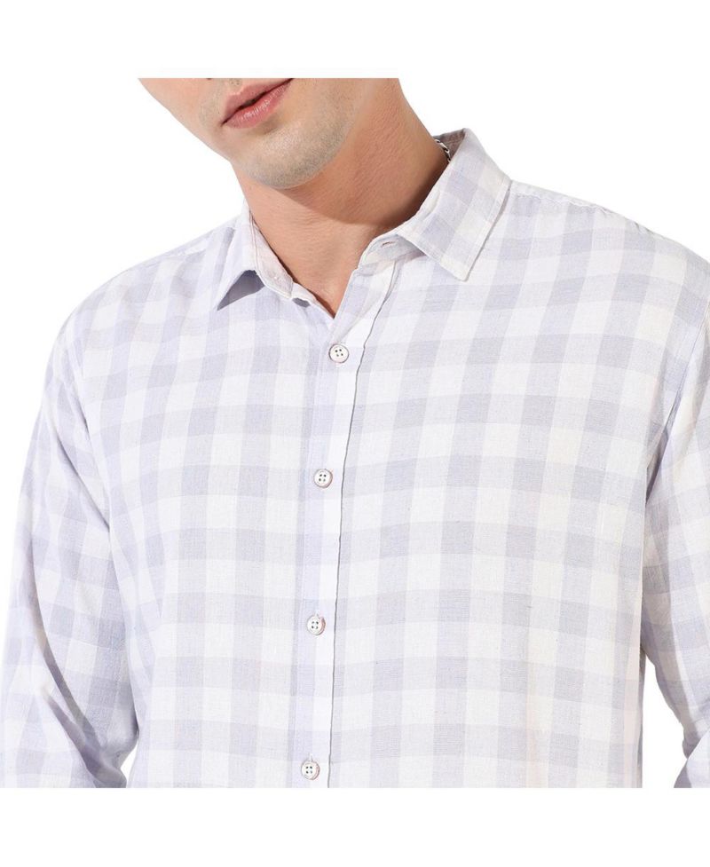 Men's Checkered Regular Fit Casual Shirt