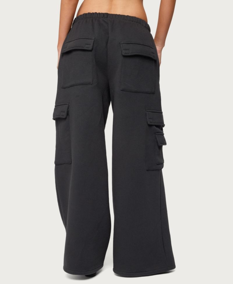 Women's Wide Leg Cargo Sweatpants