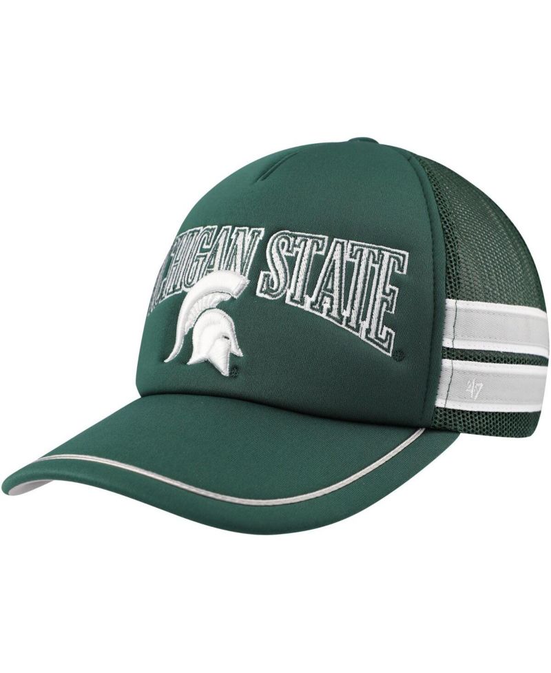Men's Green Michigan State Spartans Sideband Trucker Adjustable Hat