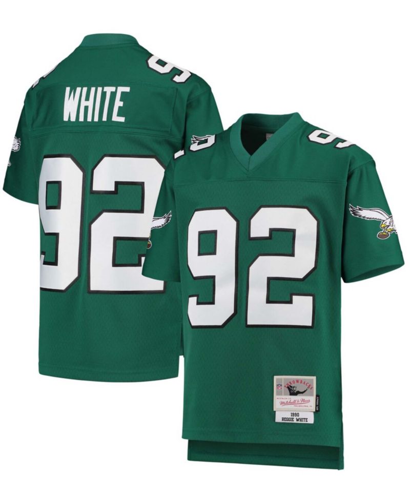 Big Boys and Girls Reggie White Green Philadelphia Eagles 1990 Legacy Retired Player Jersey