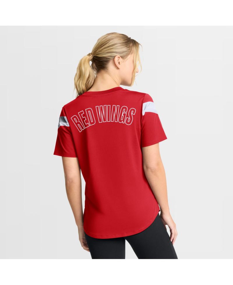 Women's Red Detroit Red Wings Offside Athena T-Shirt