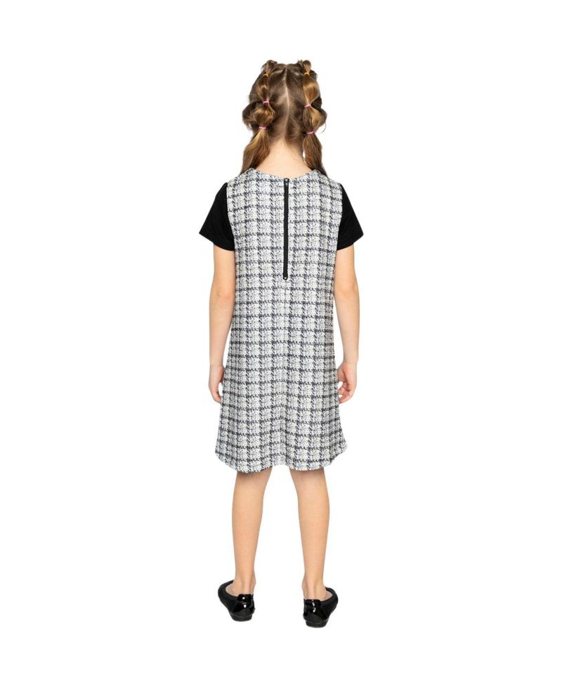 Big Girls (6-14) Sleeveless Knitwear A-Line Dress