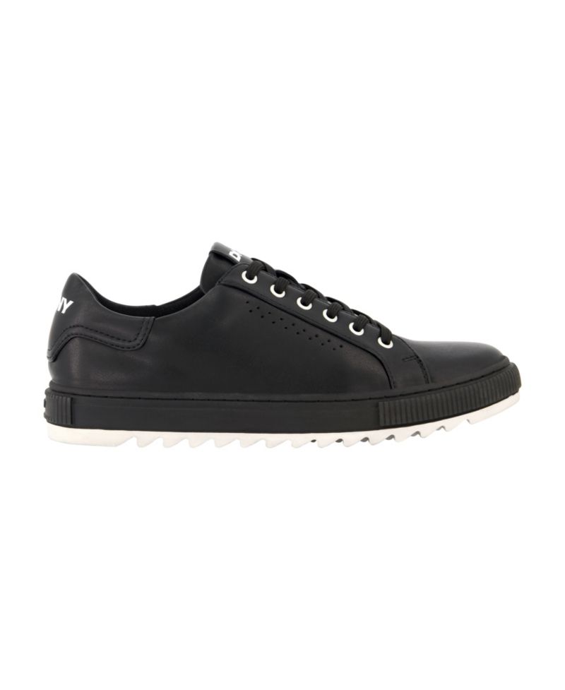 Men's Smooth Leather Sawtooth Sole Sneakers