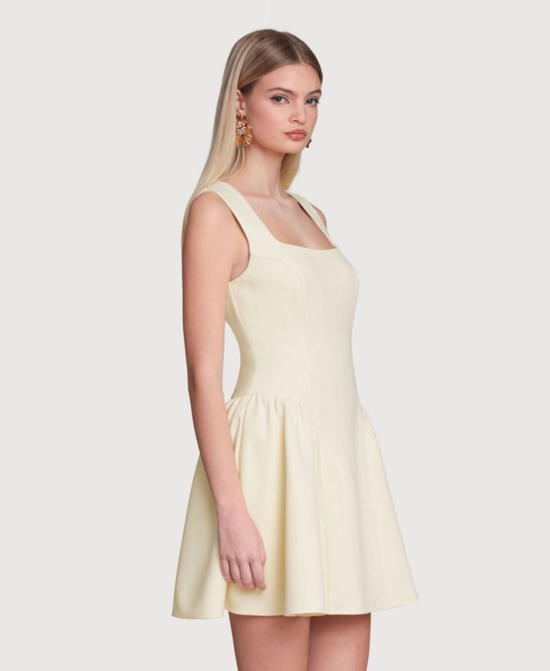 Women's Sculpted Flounce Mini Dress