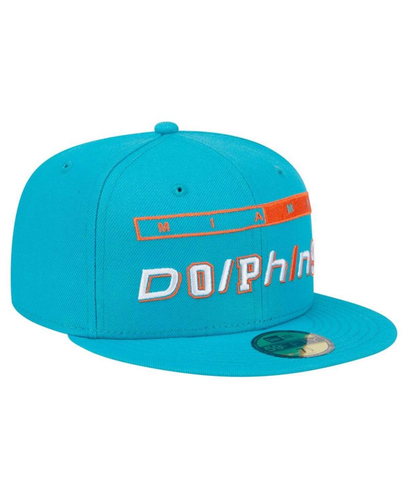 Men's Aqua Miami Dolphins Ransom 59FIFTY Fitted Hat