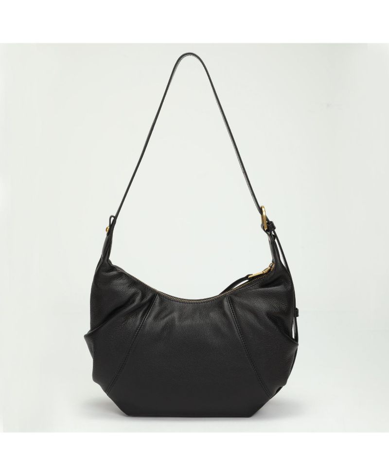 Women's Nova Leather Crescent Hobo Medium Shoulder Bag Slouchy Half-Moon Dumpling Bag