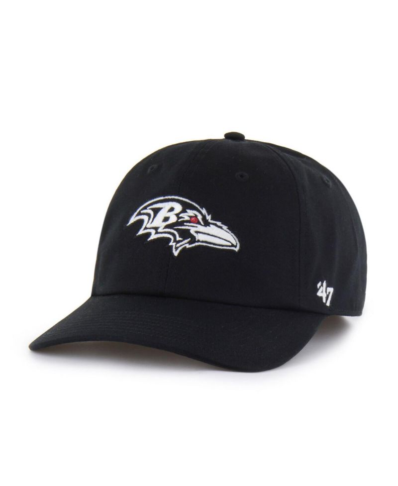 Men's Black Baltimore Ravens Foundational Franchise Fitted Hat