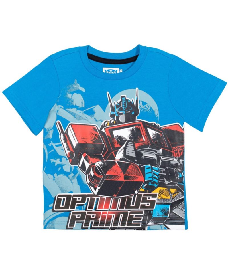Boys Bumblebee Optimus Prime 3 Pack T-Shirts to