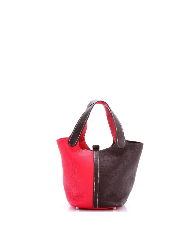 Pre-Owned Hermes PM Casaque Picotin Lock Bag Clemence