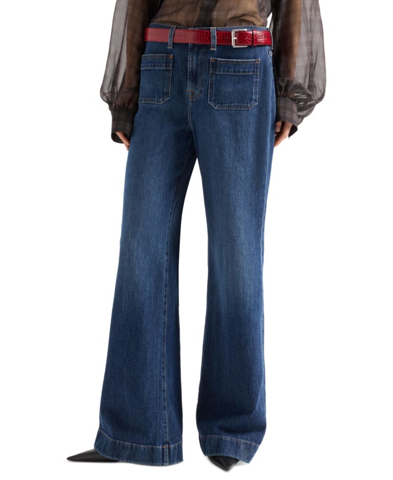 Women's Modern Dojo High-Rise Wide-Leg Flare Jeans