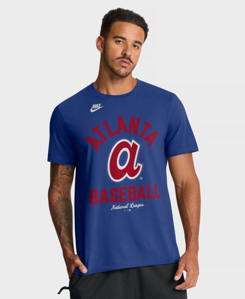 Men's Royal Atlanta Braves Cooperstown Collection T-Shirt