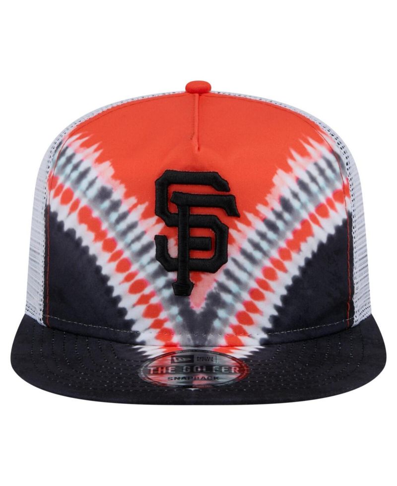 Men's San Francisco Giants Tie-Dye Golfer Trucker Adjustable Hat