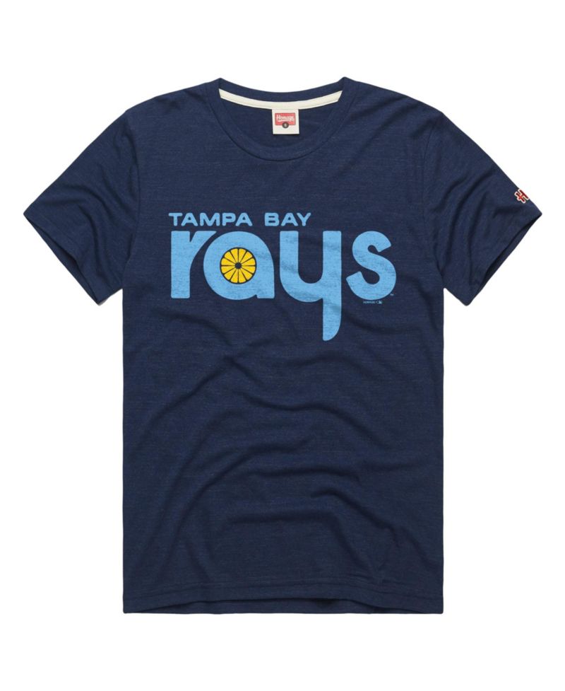 Men's Navy Tampa Bay Rays Tri-Blend Hyperlocal T-Shirt