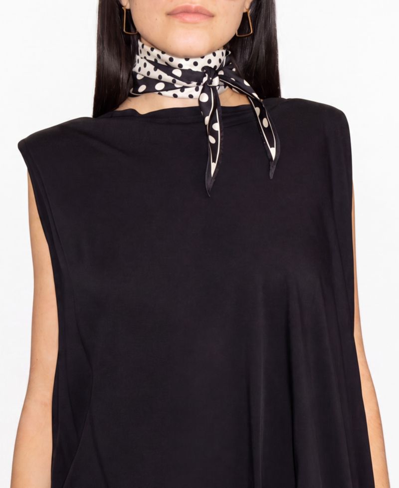 Etta Diamond Polka Dot Scarf