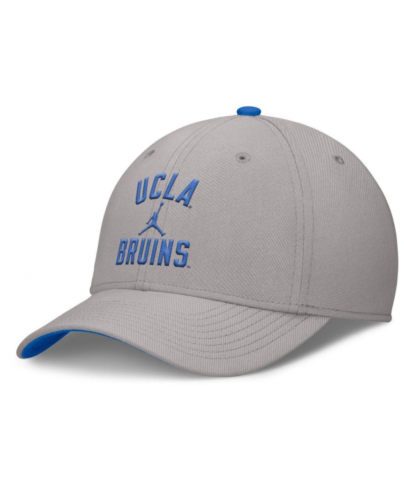 Men's Gray UCLA Bruins Rise Prep Performance Flex Hat