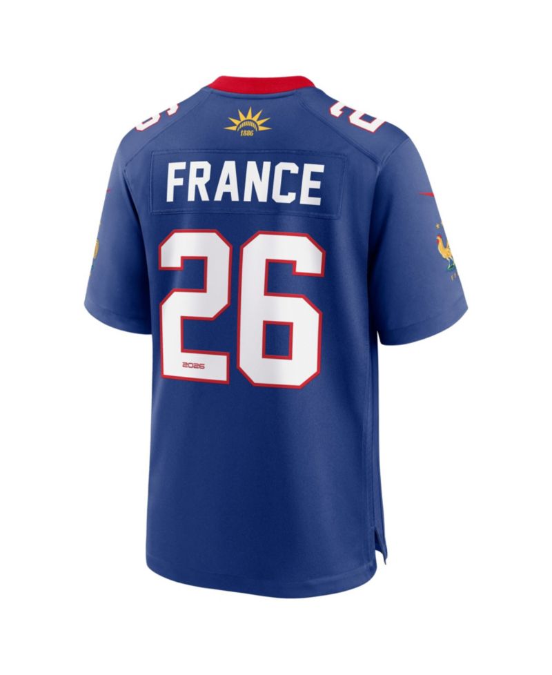 Men's Blue France National Team x NFL Game Jersey