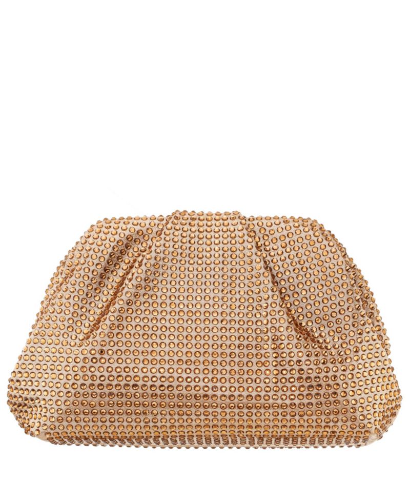 Crystal Encrusted Frame Clutch