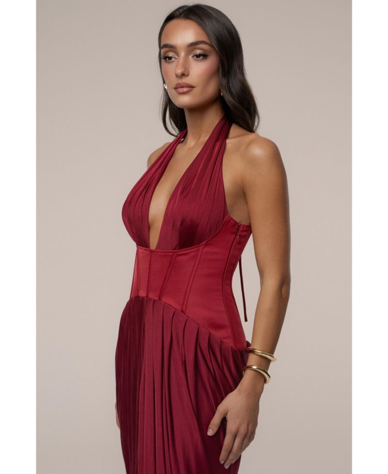 Women's Drape And Destiny Maxi Dress