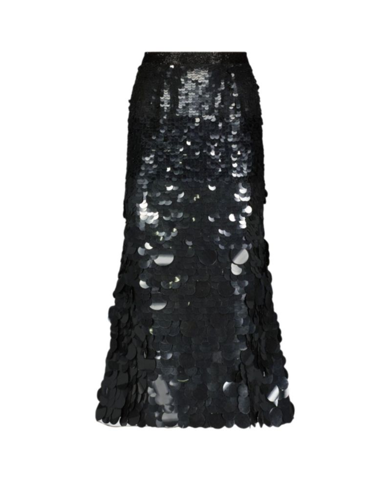 Women's Paillette Sequin Midi Skirt