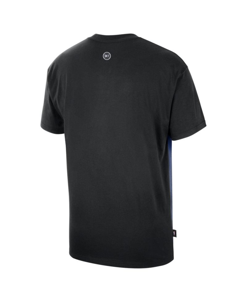 Men's Black Detroit Pistons 2026 Standard Issue Practice Icon T-Shirt