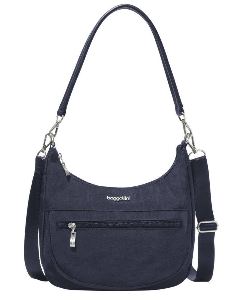 Pocket Half Moon Small Shoulder Handbag