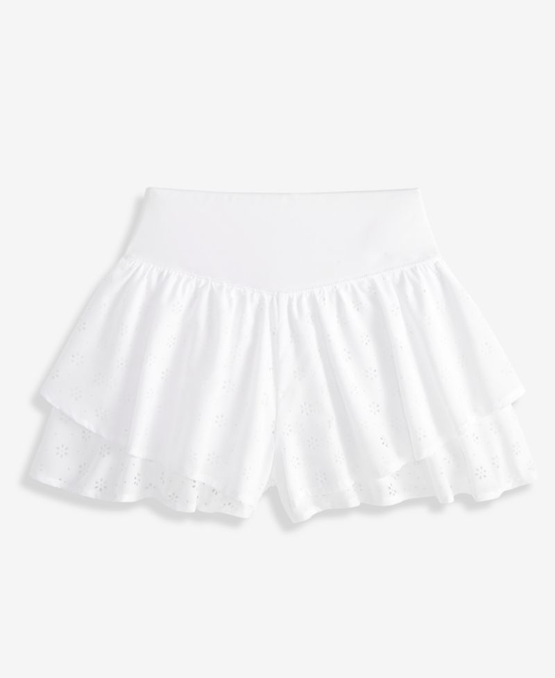 Girls' 5-20 Butterfly Eyelet Shorts
