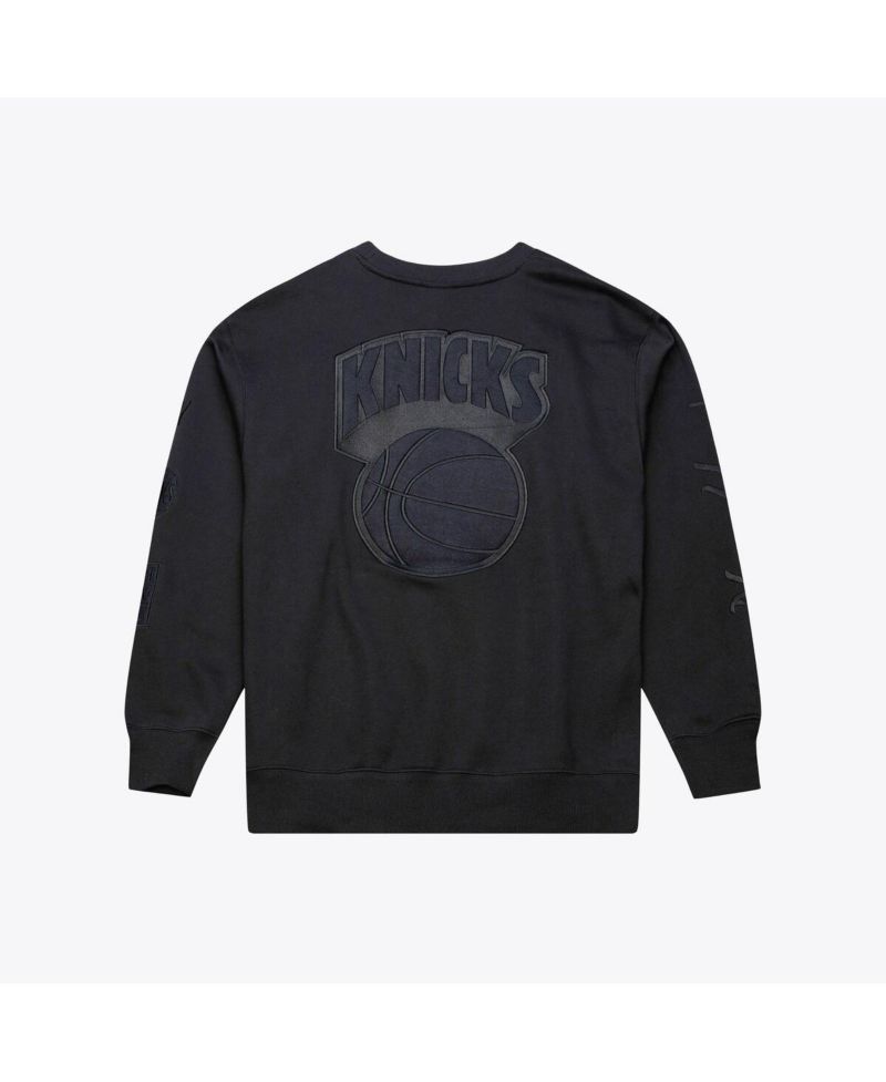 Men's Black New York Knicks Phantom Fleece Sweatshirt
