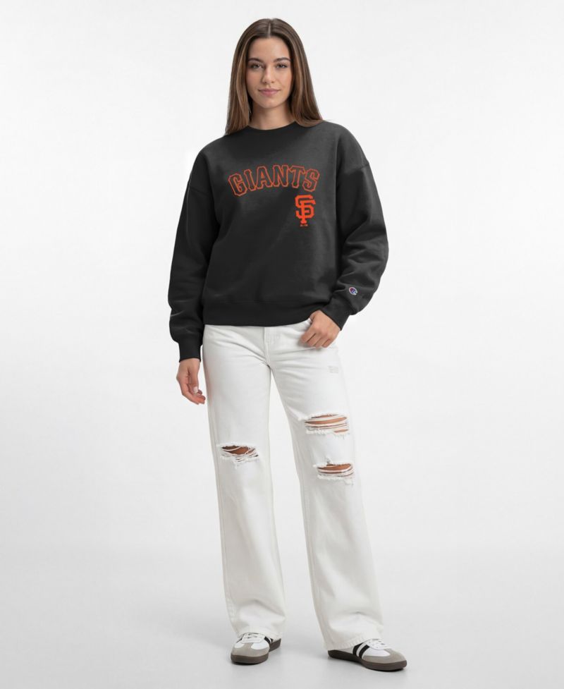 Women's San Francisco Giants All-Star Midweight Screen-Print Graphics Sweatshirt
