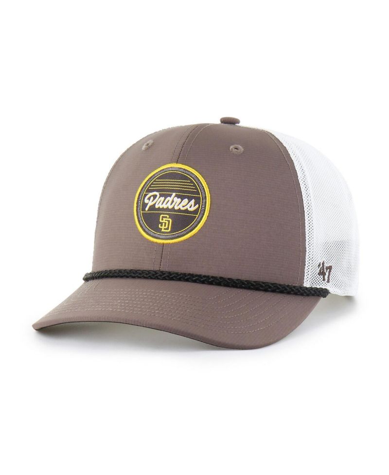 Men's Brown/White San Diego Padres Fairway Trucker Adjustable Hat