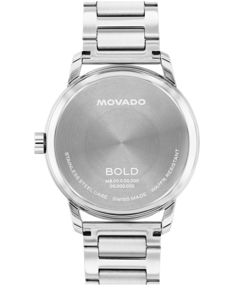 Men's Bold Echo Swiss Quartz Stainless Steel Watch 40mm