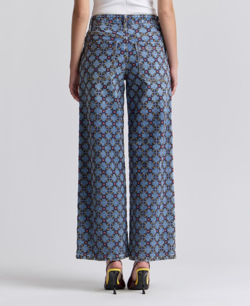 Women's Mid-Rise Wide-Leg Jeans