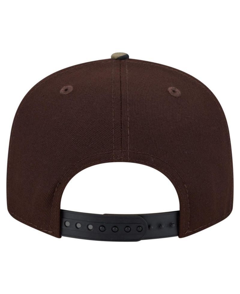 Men's Dark Brown Buffalo Bills Burnt Wood Camo 9FIFTY Snapback Hat