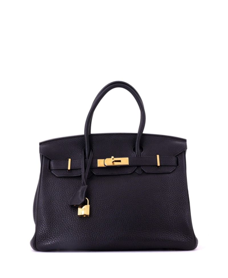 Birkin 30 Handbag Black Togo with Gold Hardware