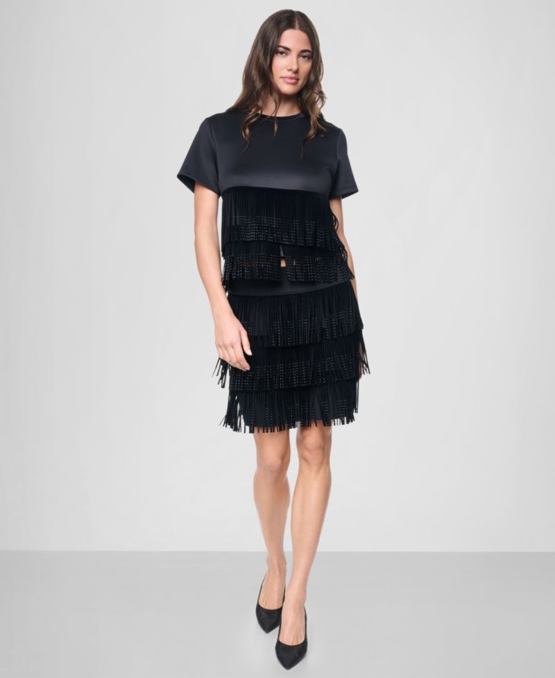 Women's Rhinestone Fringe Skirt