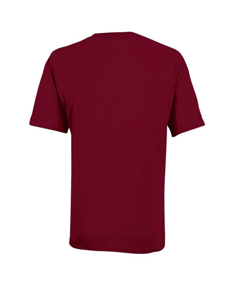 Big Boys and Girls Maroon Montana Grizzlies Arch Over Logo T-Shirt