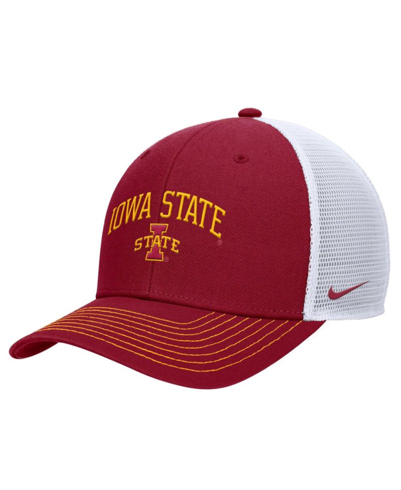 Men's Cardinal Iowa State Cyclones Rise Adjustable Trucker Hat