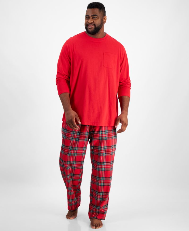 Big & Tall Brinkley Plaid Mix It Matching Family Pajamas Set