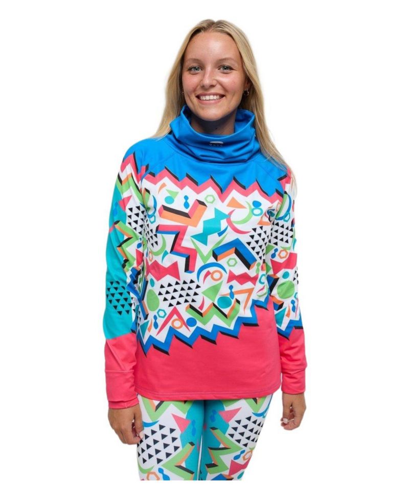 Women's High Neck Baselayer Top - Nuts