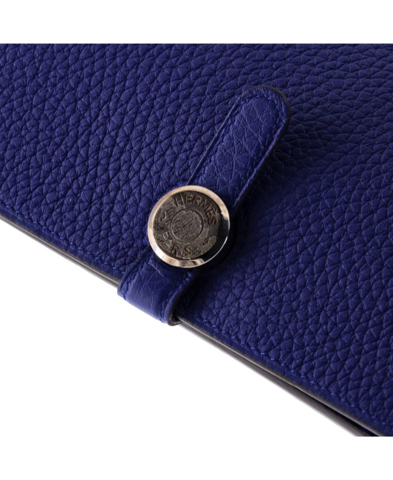 Pre-Owned Hermes Dogon Duo Combined Wallet Leather
