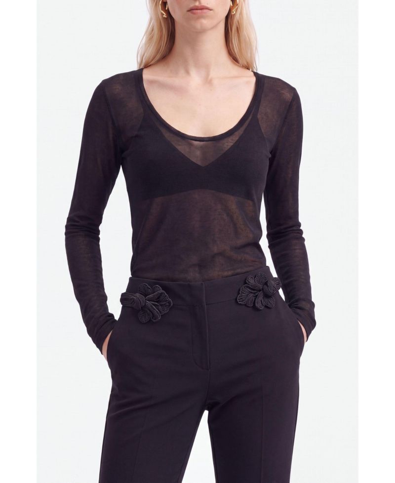 Women's Accessory Detail Flare Trousers