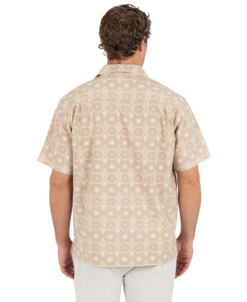 Men's Camp Collar Short-Sleeve Shirt