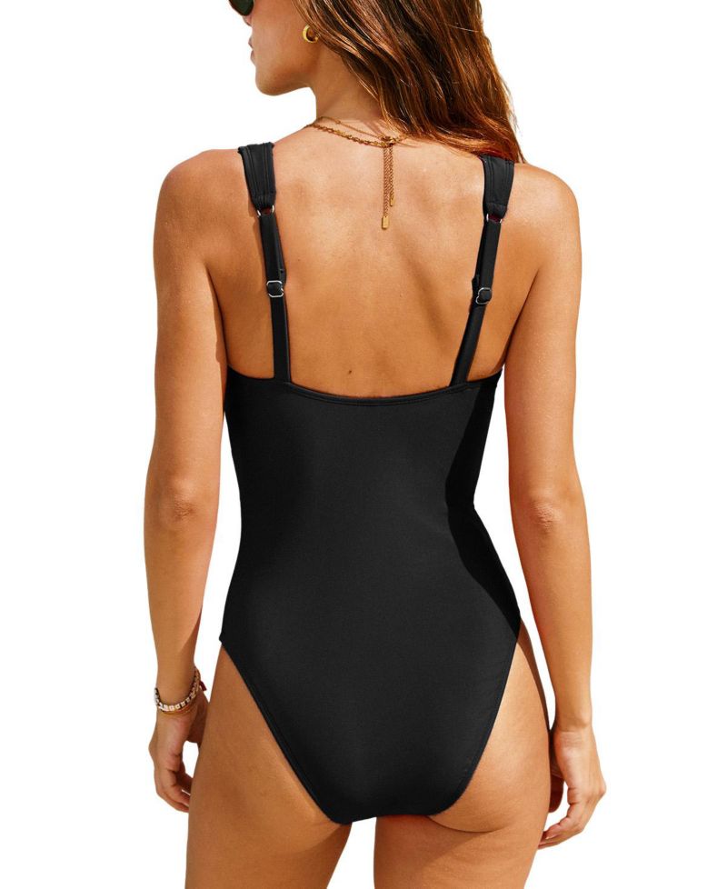Women's One-Piece Swimsuit Lace-up Front
