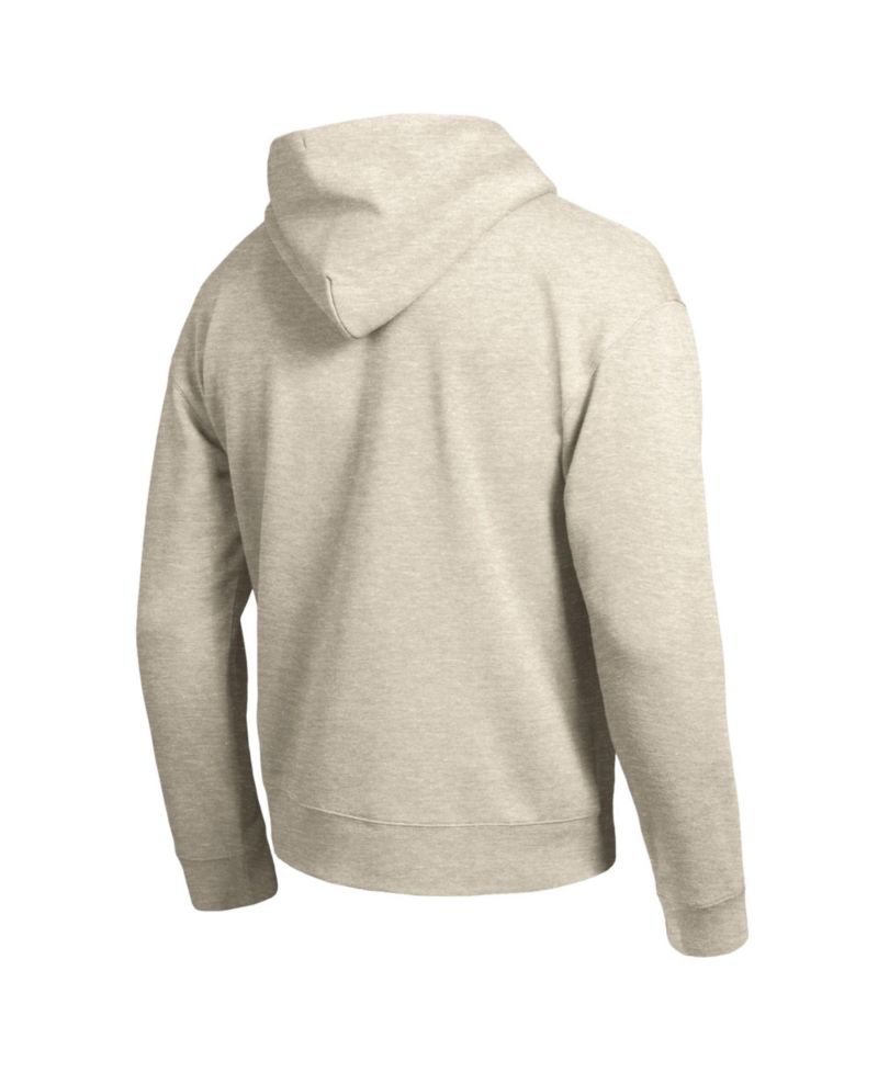 Men's Nebraska Huskers All-Star Neutral Stack Fleece-Lined Pullover Hoodie