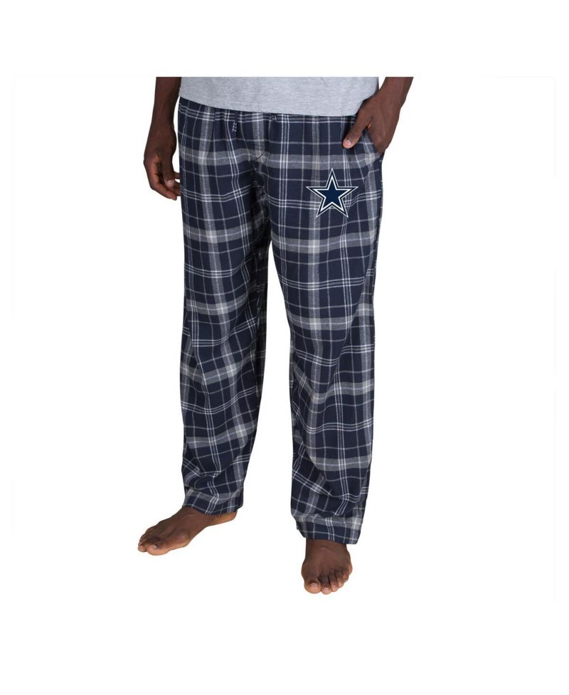 Men's Navy Dallas Cowboys Ultimate Plaid Flannel Pants